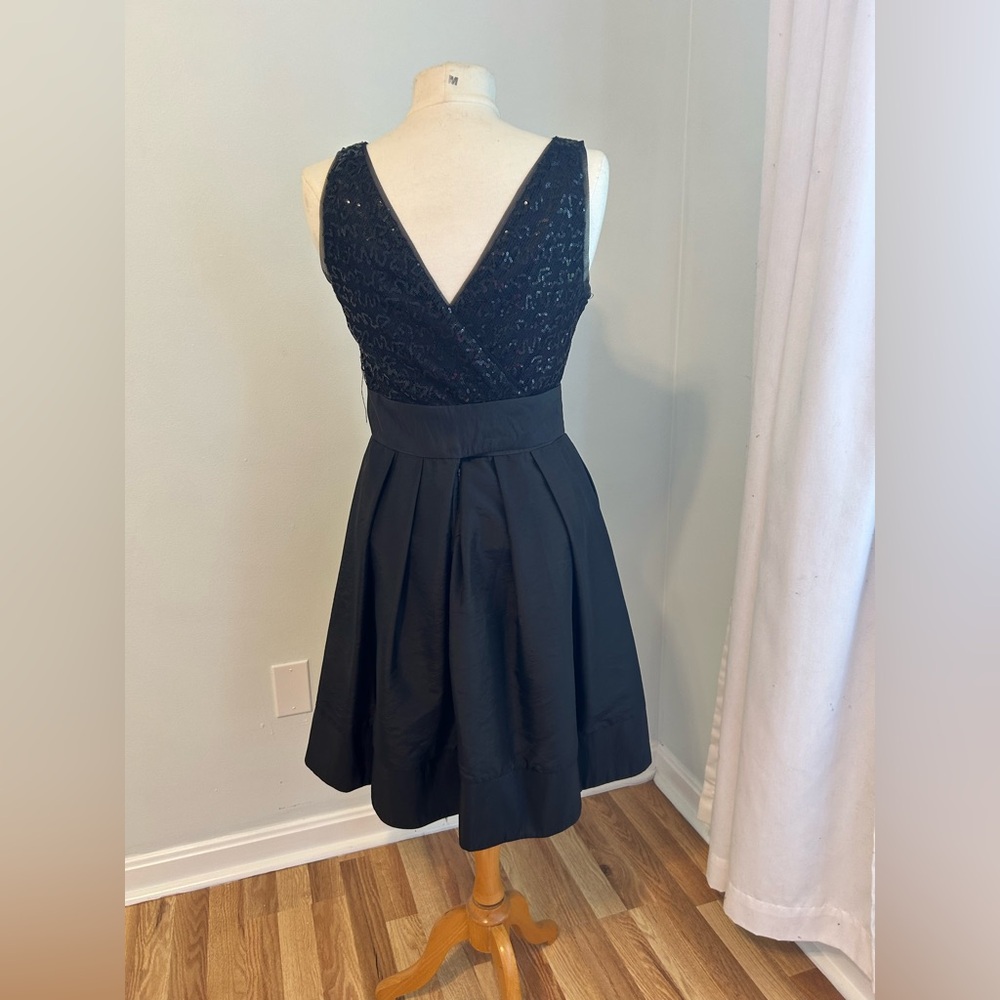 SL Fashions Black Lace Backless Dress